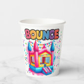 Gobelets En Papier Bounce House Anniversaire Bash (Verso)