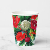 Gobelets En Papier Bouquet de Noël (Droite)