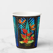 Gobelets En Papier Bouquet de Noël Hawiian (Verso)