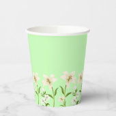 Gobelets En Papier Bouquet fleur sauvage simple mariage fleurie (Gauche)