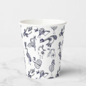 Gobelets En Papier Bouteille de café aux oiseaux de fée (Gauche)