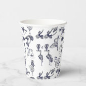 Gobelets En Papier Bouteille de café aux oiseaux de fée (Droite)