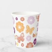 Gobelets En Papier Bouteille Rétro Coupes de fête d'anniversaire (Recto)