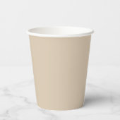 Gobelets En Papier Boutique de café minimal moderne (Verso)