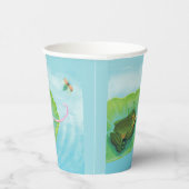 Gobelets En Papier Bouton de capture de grenouille (Droite)