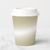 Gobelets En Papier Bow or romantique et Parties scintillant 50e Maria (Verso)