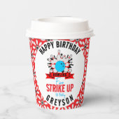 Gobelets En Papier Bowl ! Fun Kids 5Anniversaire Party Bowling (Verso)