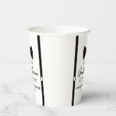 Gobelets En Papier Bowtie Suspende Un Petit Baby shower Gentil (Droite)