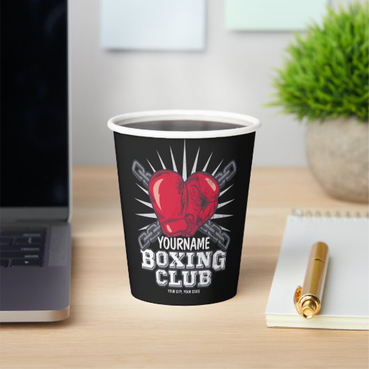 Gobelets En Papier Boxer champion de course (Insitu)