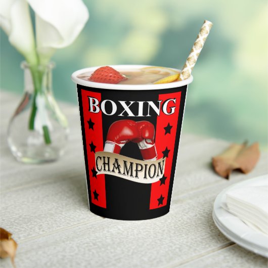 GOBELETS EN PAPIER BOXING (Insitu)