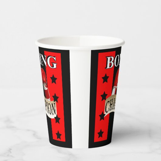 GOBELETS EN PAPIER BOXING (Gauche)