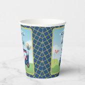 Gobelets En Papier Boy Golf Thème 3ème anniversaire (Droite)