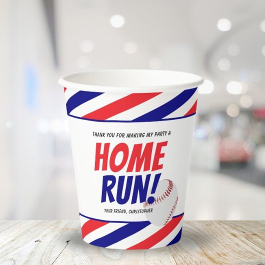 Gobelets En Papier Boy Sports Baseball fête d'anniversaire