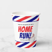 Gobelets En Papier Boy Sports Baseball fête d'anniversaire (Recto)