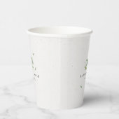 Gobelets En Papier Branche de feuilles d'olive de Toscane (Droite)