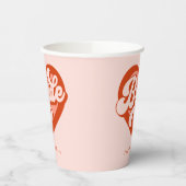 Gobelets En Papier Bride Babe Custom Name tasse papier (Gauche)
