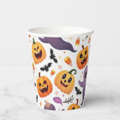 Gobelets En Papier Bright Halloween Tasses en papier - Festive tasses (Verso)