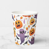 Gobelets En Papier Bright Halloween Tasses en papier - Festive tasses (Droite)