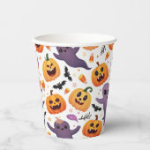 Gobelets En Papier Bright Halloween Tasses en papier - Festive tasses (Recto)