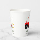 Gobelets En Papier Bright Red Yellow Digger Enfants N'importe quel âg (Droite)