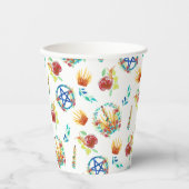Gobelets En Papier Bright Summer Beltane Maypole & Pentacles Sabbat (Recto)