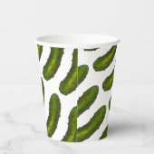 Gobelets En Papier Brochure verte Crunchy Kosher Pickle Jewish Deli (Droite)