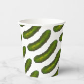 Gobelets En Papier Brochure verte Crunchy Kosher Pickle Jewish Deli (Recto)