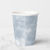 Gobelets En Papier Brosse moderne couleur bleu foncé (Droite)