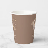 Gobelets En Papier Brown Bearly Wait Moon Star Sleepy Bear (Gauche)