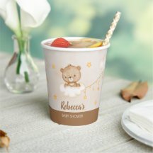 Brown Ours mignon Nous Pouvons Attendre Baby showe