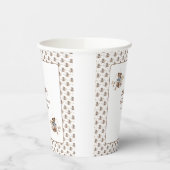 Gobelets En Papier Brown Teddy Bear C'est un garçon ! Serviettes de d (Gauche)