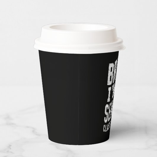 Gobelets En Papier Bruh Je suis une classe supérieure de 2025 (Droite)