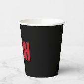 Gobelets En Papier Bruh Mème Drôle Dire Bro Salutation Noël (Gauche)