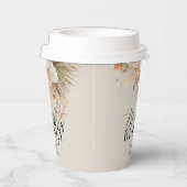 Gobelets En Papier brunch et bubbly Bridal douche pampas herbe (Droite)