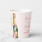 Gobelets En Papier Brunch et Bubbly Mimosa Champagne Brunch d'anniver (Gauche)