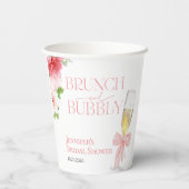 Gobelets En Papier Brunch et Bulles | Réception de Mariage dans le Ja (Verso)