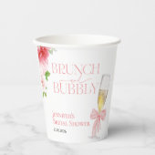 Gobelets En Papier Brunch et Bulles | Réception de Mariage dans le Ja (Recto)