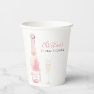 Gobelets En Papier Brunch et Champagne Pétillant Enterrement de Vie d