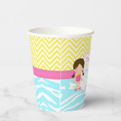 Gobelets En Papier Brunette Fête de billard de billard (Droite)