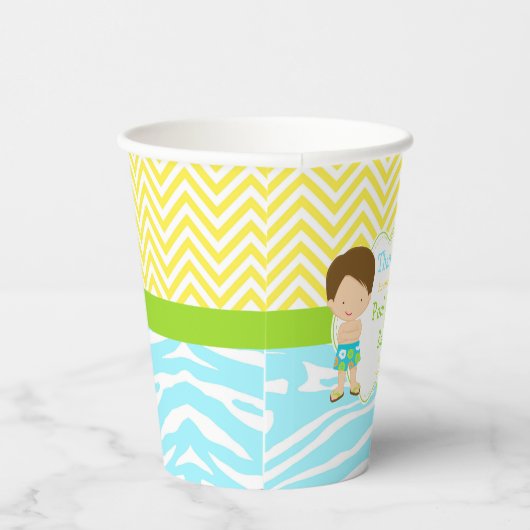 Gobelets En Papier Brunette Hair Pool Party Bash Party (Droite)