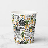 Gobelets En Papier Buddy le Motif de devis Elf (Verso)