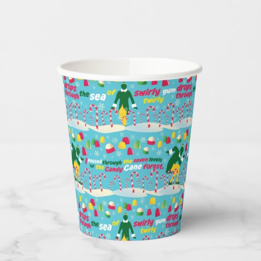 Gobelets En Papier Buddy le Motif Elf Candy (Gauche)