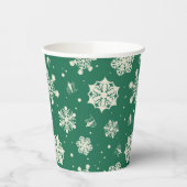 Gobelets En Papier Buddy le Motif Elf Snowflake (Gauche)