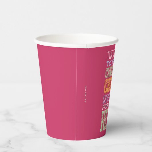 Gobelets En Papier Buddy l'Elfe | Citation de Noël (Droite)