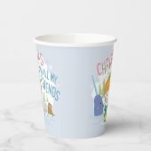 Gobelets En Papier Buddy l'Elfe Noël avec tous mes amis (Gauche)