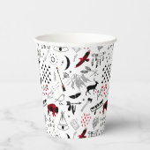 Gobelets En Papier Buffalo Adventures Black and Red Plaid ID599 (Droite)