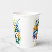 Gobelets En Papier Building Block Splash Boy Birthday Party (Droite)