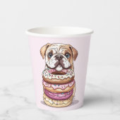 Gobelets En Papier Bulldogs anglais (Recto)