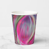 Gobelets En Papier Bulle de savon en marbre numérique   (Gauche)