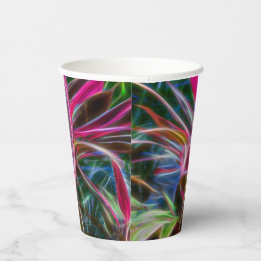 Gobelets En Papier Bulle de savon en marbre numérique   (Droite)